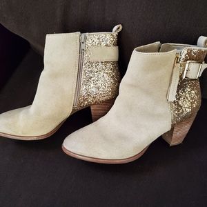 Women's Suede Booties - Size 10